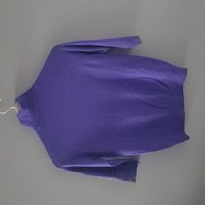 Zara purple soft turtleneck 3/4 sleeve sweater NWT size M